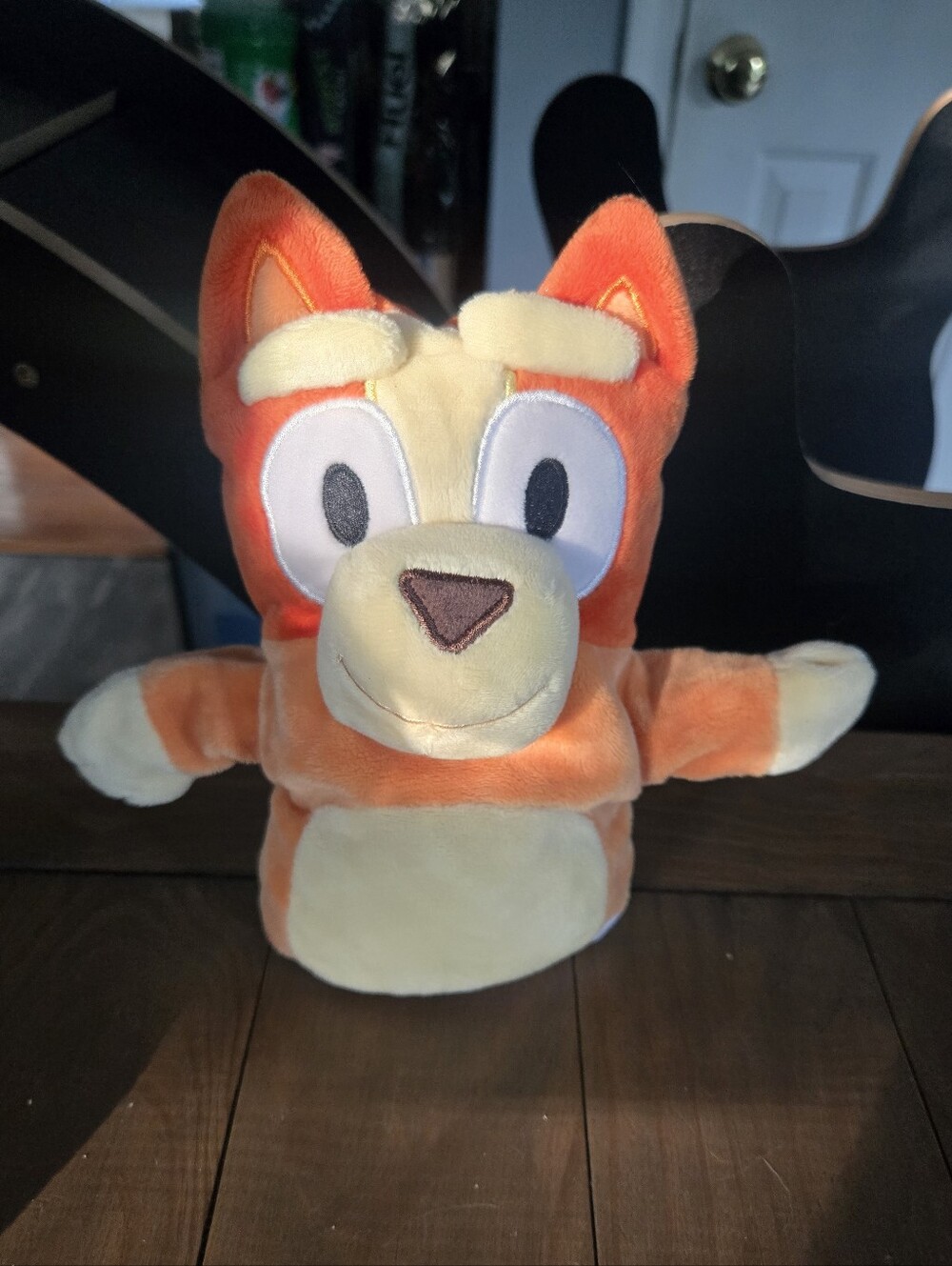 Plush Bluey Bingo Hand Puppet Dog